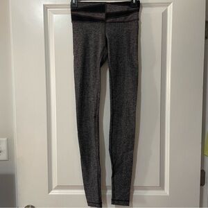 LULULEMON WUNDER UNDER HERRINGBONE PATTERN LEGGINGS